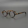 Frame di occhiali rotondi neri anti-blu vintage Women Women Retro Eyes Telas Fear Clear Lens Ocpece Unisex Shades292J