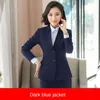 Kvinnors kostymer Fashion Ladies Blazer Slim Pocket Long Sleeve Autumn Winter Four Seasons Workwear Business Office Jacket