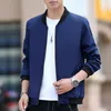 Herrjackor Spring Bomber Zipper Jacket Slim Fit Clothing Summer Men Casual Outwear Thin Man Wintermen's