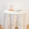 Table Cloth 60x60/120x120cm White Lace Fabric For Cover Decorative Tablecloth Dining Textile Wedding Party Home Decor