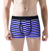 Caleçon Roll Your Underwear Briefs Sport Striped Cotton Men's Casual Wasited Boxer Mid Foam Slip