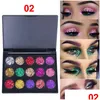 Eye Shadow Cmaaduglitter Eyeshadow Palette 15 Color Diamond Sequins Luminous Shimmer Radiant Brighten Easy To Wear Makeup Palettes D Dhvew