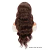Heiße verkaufende kleine Spitzenperücke für Damen, zum Färben, mittelgroß, gewellt, langes lockiges Haar, chemische Faser-Kopfbedeckungsperücken 230301