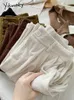 Женские брюки Capris yitimoky -вельветовые брюки для женщин осени зимой высокая талия с прямыми брюками.