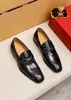 2023 Mens Classic Dress Shoes Echt lederen Casual comfortabele loafers mannelijk merk Party Webbing Designer Oxfords Maat 38-45