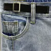 Kvinnors jeans 2023 Vår sommarkvinnor rippade hål Löst casual plusstorlek hög midja ankellängd denim Harem byxor 3xl 4xl 5xl A415