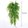 Decorative Flowers 90cm Artificial Plant Green Vine Hanging Ivy Room Wall Decor Plastic Leaf Fake Wedding Party Garden Home Decoration