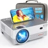 Mini-Projektor mit WLAN und Bluetooth DBPOWER 9500L Full-HD-Filmprojektor für den Außenbereich, unterstützt iOS/Android-Sync ScreenZoom, Heimkino-Videoprojektor