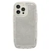 Bling Glitter Soft TPU stoßfeste Hüllen für Samsung S24 Ultra S23 Plus S22 A54 A34 A14 5G Transparente Mode Luxus Sparkly Sparkle Fine Hole Handyhülle