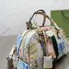 Floral Totes Bag Boston Seau Sac Plage Sac À Main Bourse Femmes Cross Body Bag Patchwork Toile Mode Lettre Matériel Double Fermeture À Glissière Serrure Fermeture Sangle Détachable