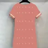 Women Designer Dress Fashion Slim Classic Flwoer Pattern Silm 23SS Dresses Summer Womens Clothing