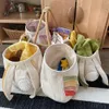 Bags Fabric Storage Bag Packaging Bag Chocolate Candy Cookie Easter Cartoon Rabbit Bags Easter BunnyEars Basket bb0301