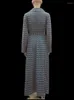カジュアルドレスレディースミディスカートサマーベルトスプリットセクシーな女性ドレスボヘミアンシフォン格子縞の女性ビンテージシックバケーション服