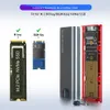 HDD Enclosures M2 SSD Case M.2 to USB 3.1 Gen 2 10Gbps NVMe SSD Enclosure for NVMe PCIE M Key/ BM Key SSD Hard Disk Box M.2 Adapter Reader 230228