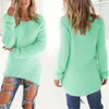 Suéteres de mujer otoño primavera cuello redondo suéter fino esponjoso mujer cobertura suelta suéter Casual sólido Jumper Hipster ClothingWome