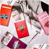 Lip Gloss Cotton Swab Liquid Lipstick Cigarette Case Makeup 20 Pieces Per Set Natural Waterproof Coloris Make Up Lipgloss Drop Deliv Dhox8