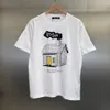 Duyou överdimensionerad t-shirt med vintage jersey tvättbrev 100% bomull t-shirt män casuals grundläggande t-shirts kvinnor kvalitet klassiska toppar dy8798