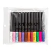 Lip Gloss Handiyan Matte Liquid Eyeliner Pen Set 12 Farben Wasserdicht Langlebig Schnell Trocknend Helle Farbe Make-Up Eye Liner Drop Deli Dhw8S