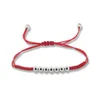 Bracelets porte-bonheur mode hommes macramé Bracelet 5mm perles tressage belle chaîne de corde avec beaucoup de couleurs pour bijoux unisexe
