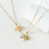 Pendant Necklaces European And American Sunflower Lifte Tree Necklace Of Sweater Chain Ornaments