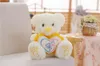 LED LED TEDDY URLO PLUSH Toy colorido bichos de pelúcia brilhantes Ursos luminosos Dolls Dolls travesseiros para crianças meninas