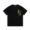 DUYOU T-shirt surdimensionné avec lettres de lavage en jersey vintage T-shirt 100% coton Hommes Casuals T-shirts de base Femmes Qualité Tops classiques DY8792