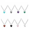 car dvr Pendant Necklaces Women Heart Lock Necklace Chunky Punk Sier Chain Choker Cuban Link Statement Gemstone Jewelry Girls Drop Delivery P Dhzii