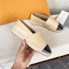 Espadrilles 디자이너 신발 고급 스니커즈 여성 캐주얼 신발 캔버스 진짜 가죽 로퍼 클래식 디자인 부츠 슬리퍼 슬라이드 Shoebrand 02