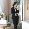 Kvinnors kostymer Fashion Ladies Blazer Slim Pocket Long Sleeve Autumn Winter Four Seasons Workwear Business Office Jacket