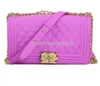 Totes Brand Luxury Design Women Bag Candy Messenger Handbag Shoulder Crossbody Bag Lady Wallet Colorful Rainbow Jelly Purses For Women 0301/23