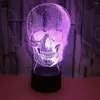 Table Lamps Colorful Touch Remote Control 3d Desk Lamp Gift Atmosphere Small Acrylique Usb Skull Night Light