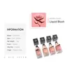 Blush Pink Bright Liquid Blushes 4 Färg Natural Longlasting Lätt att bära Face Moisturizer Cream Contour Makeup Drop Delivery Health DH06O