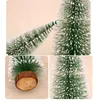 Decorações de Natal 2pcs mini -mesa pinheiro xmas Treeornamentos