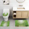 Tappeti da bagno tappeti da toilette stampati da bagno e tappeti per doccia impermea