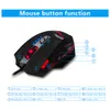 Mouse ZELOTES C 12 Mouse con cavo USB Ottico Gaming 12 Pulsanti programmabili Gioco per computer 4 DPI regolabili 7 Luci LED 230301