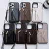 Designer-Telefonhüllen für iPhone 15 14 13 Pro Max 12 11 XR XS XSMax 8 Shell Samsung Galaxy S23 S22 S20 PLUS NOTE 20 Ultra Flip Wallet Kartenhalter Reißverschluss Münzgeldbörse Abdeckung