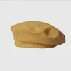 Zomer baretten vrouwelijke schilder cap Japanse retro militaire hoed klassieke artistieke hoeden Brits ademende verstelbare platte petten baret boina casual elastische barett bc334