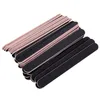 Nailfile Professional Nail Buffer Black Sandpaper Strong Straight Lime Angle 100/180 Buffing Sanding Files