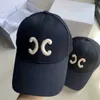 Casquettes de baseball de concepteur CEE brodées pour hommes et femmes, casquette de baseball de protection solaire vintage super élégante, noir bleu foncé253k