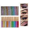 Eyeliner Handaiyan Glitter Liquide Eye Liner Colorf Paillettes Brillantes Burst Facile À Porter Maquillage Longue Durée Eyeliners Drop Delivery Healt Dh5Dc