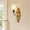 Żyrandole francuska ceramiczna żyrandol salon jadalnia lampa sypialnia klasyczna nowoczesna ciepła kreatywna atmosfera dioda LED