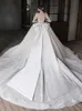Luxury Appliques Ball Gown Off the Shoulder Wedding Dresses Sweetheart Lace Up Back Princess Illusion Applique Bridal Gowns robe de mariage 2023