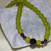 Strand Elegant 6mm Natural Stone Lemon Jades Chalcedony Round Beads Multilayer Bracelet Women Jewelry 20inch B2904