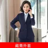 Kvinnors kostymer Fashion Ladies Blazer Slim Pocket Long Sleeve Autumn Winter Four Seasons Workwear Business Office Jacket