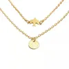 Chaînes Peace Pigeon Pendentif Collier Multicouche Paillettes Accessoire Femme