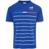 CDC1 Men's Polo Shirt 23 Nieuw F1 Formule 1 Racing Team Manches Courtes Alpine Bleu Nouvelle Collection