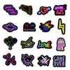 Cartoon Neon Light Graffiti Stickers Car Guitar Motorcycle Luggage Suitcase DIY Classic Toy Decal Sticker for Kid free DHL