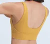 Débardeurs pour femmes Camis lululem Soutien-gorge de yoga avec antichoc Course à pied et fitness Réservoirs de sport Vêtements de sport Sous-vêtements pour femmes Séance d'entraînement Mode Débardeurs décontractés pour fille