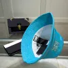 Designers de chapéu de balde luxuria chapéus letra sólida letra de cor de algodão atmosfera moda lazer