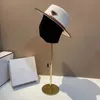 luxury Flat hat Designer women's straw hat Fashion jazz wide-brim hat High quality men's sunscreen